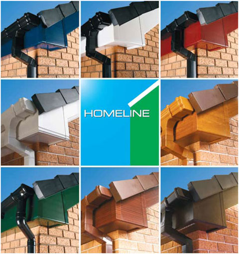 Homeline: coloured PVCU fittings